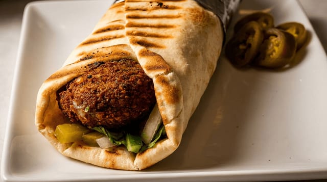 Falafel Sandwich.