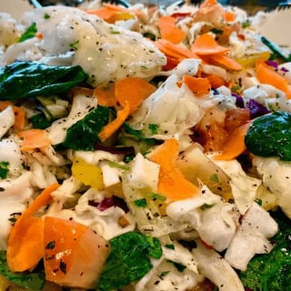 Cabbage & Spinach Salad