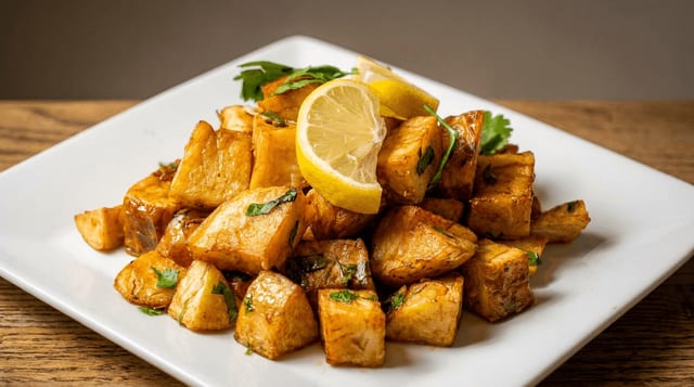 Garlic Potatoes.