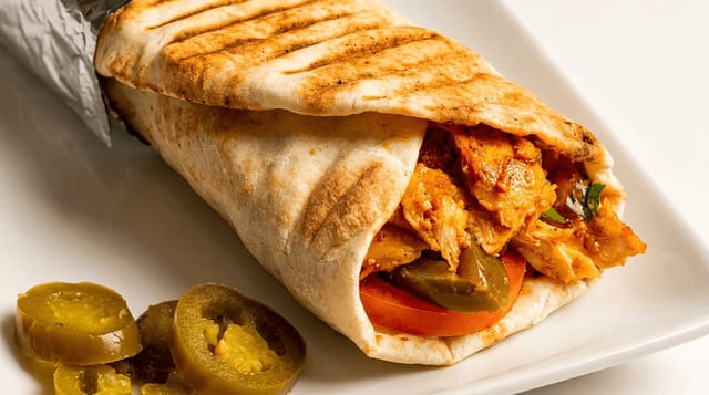 Chicken Shawarma Wrap.
