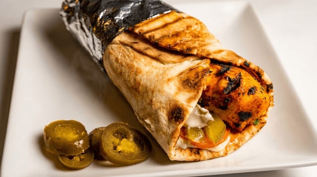 Chicken Kabob Pita.