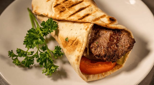 Steak Kabob Wrap.