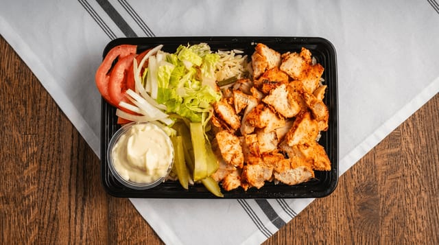 Chicken Shawarma Special Plate.