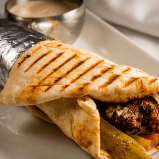 Beef Kafta Kabob Wrap